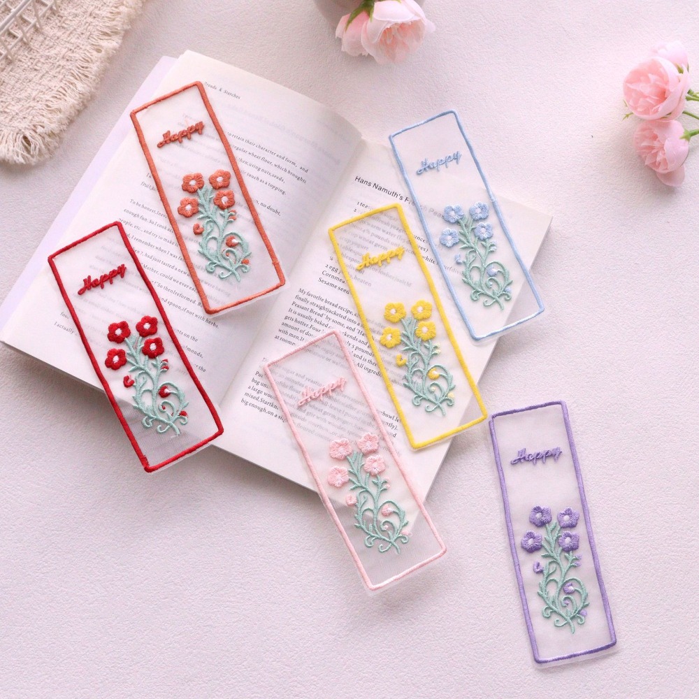 علامات كتب إبداعية شفافة من ال - مراجعة Dried Flower Bookmark وسعره