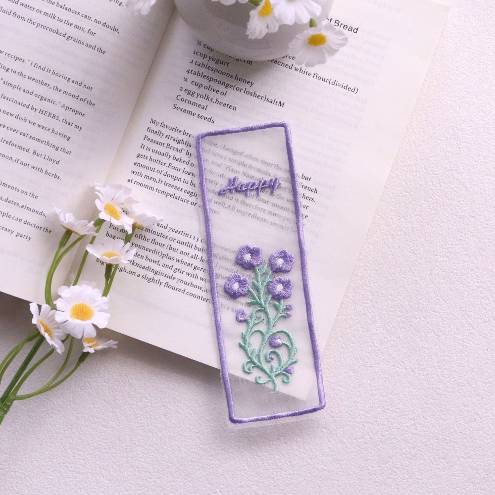 علامات كتب إبداعية شفافة من ال - مراجعة Dried Flower Bookmark وسعره