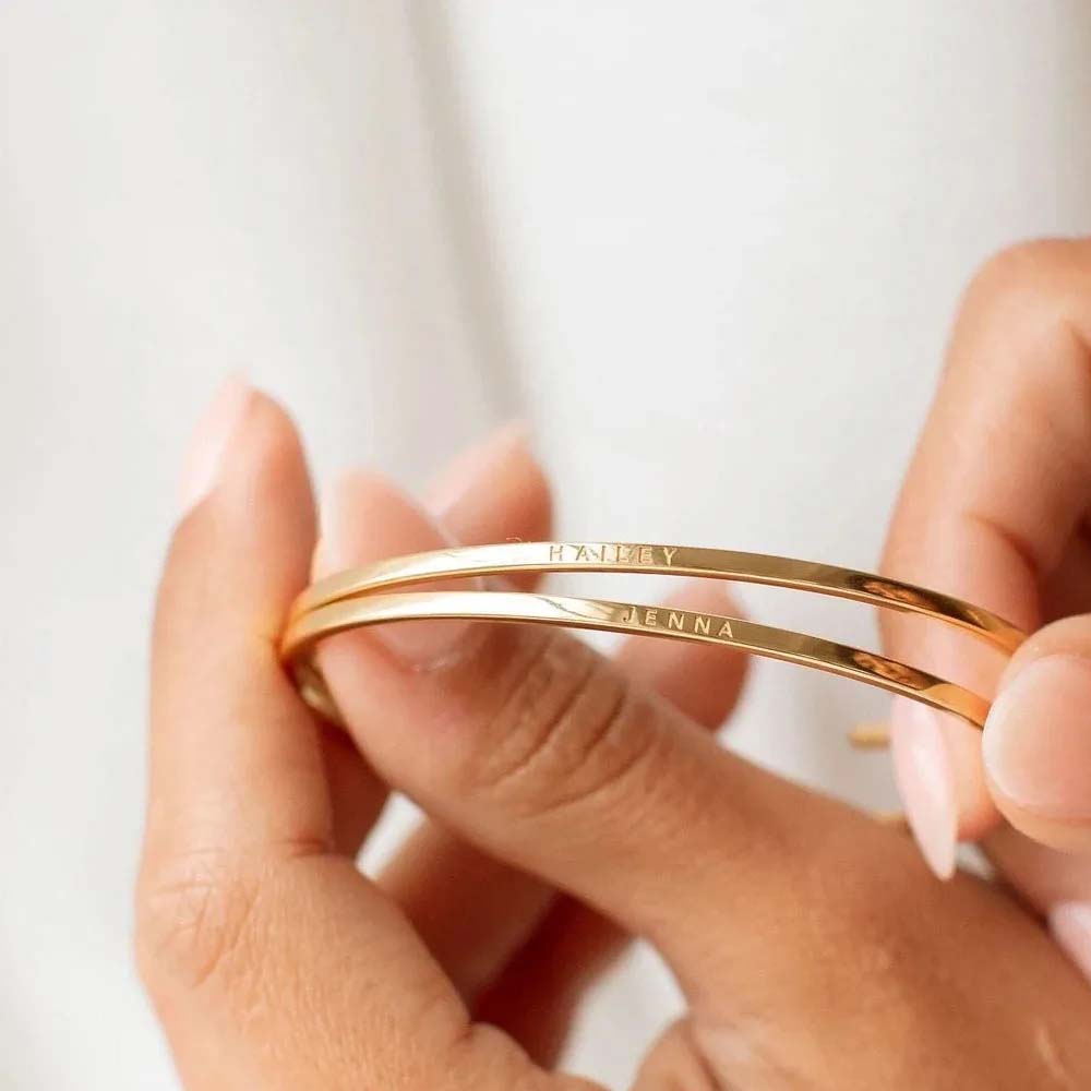 زوجين نقش اسم النص مخصص الإسور - مراجعة Coordinates Bracelet وسعره