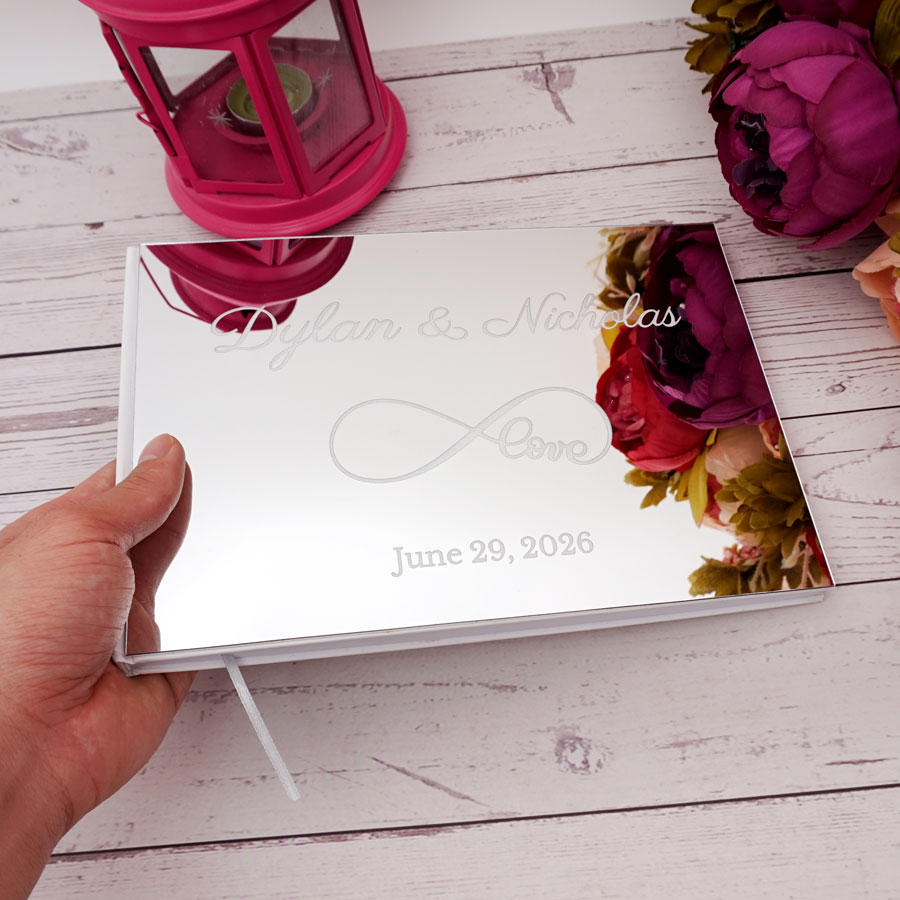 شخصية الاكريليك غطاء مرآة كتاب - مراجعة Custom Photo Book وسعره